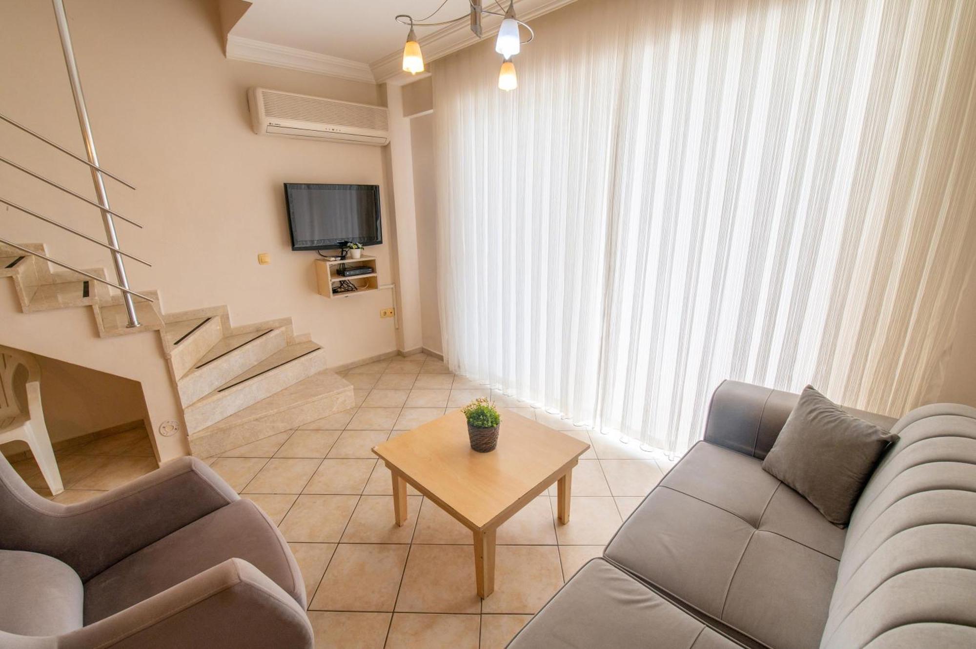 ซันเซ็ท บีช วิลลา แอนด์ อพาร์ตเมนท์ Aparthotel เฟทิเย ภายนอก รูปภาพ